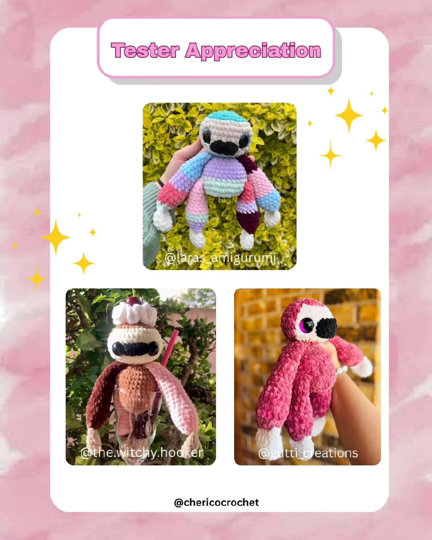 free pattern baby sloth crochet pattern