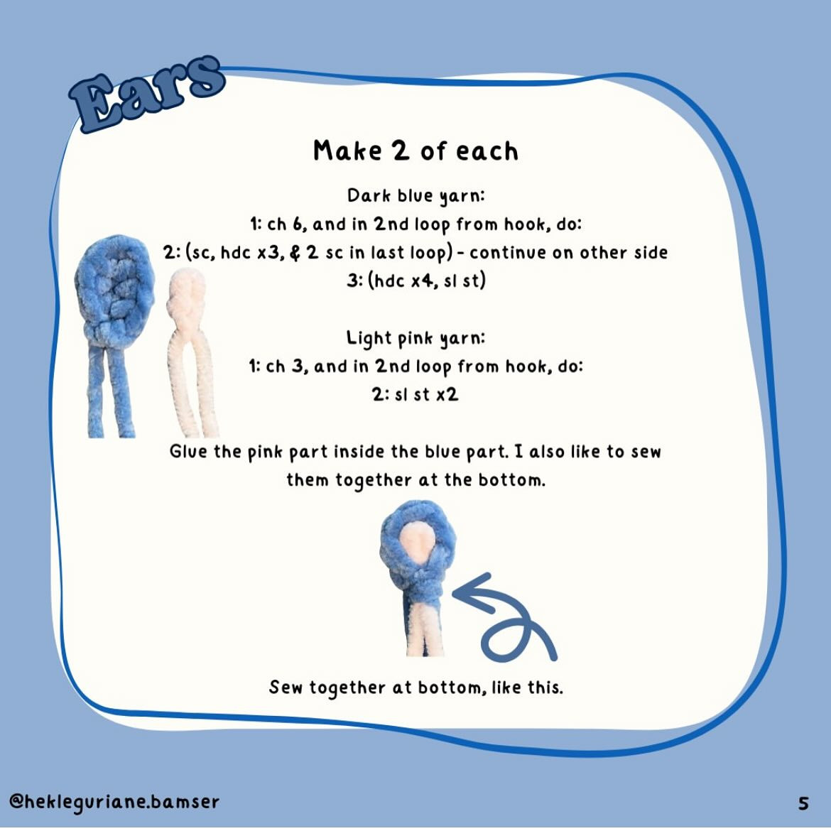 free pattern blue alien keychain