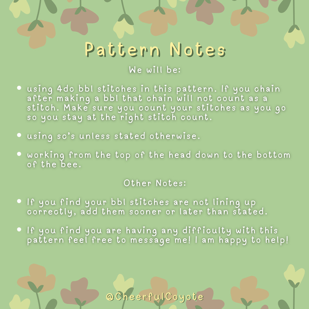 free pattern bumble babee