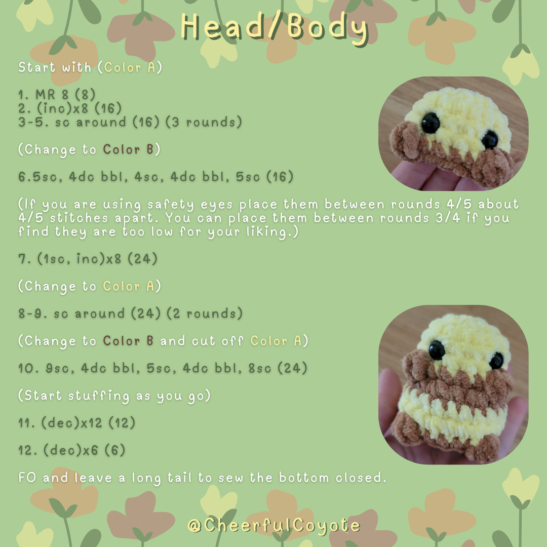 free pattern bumble babee
