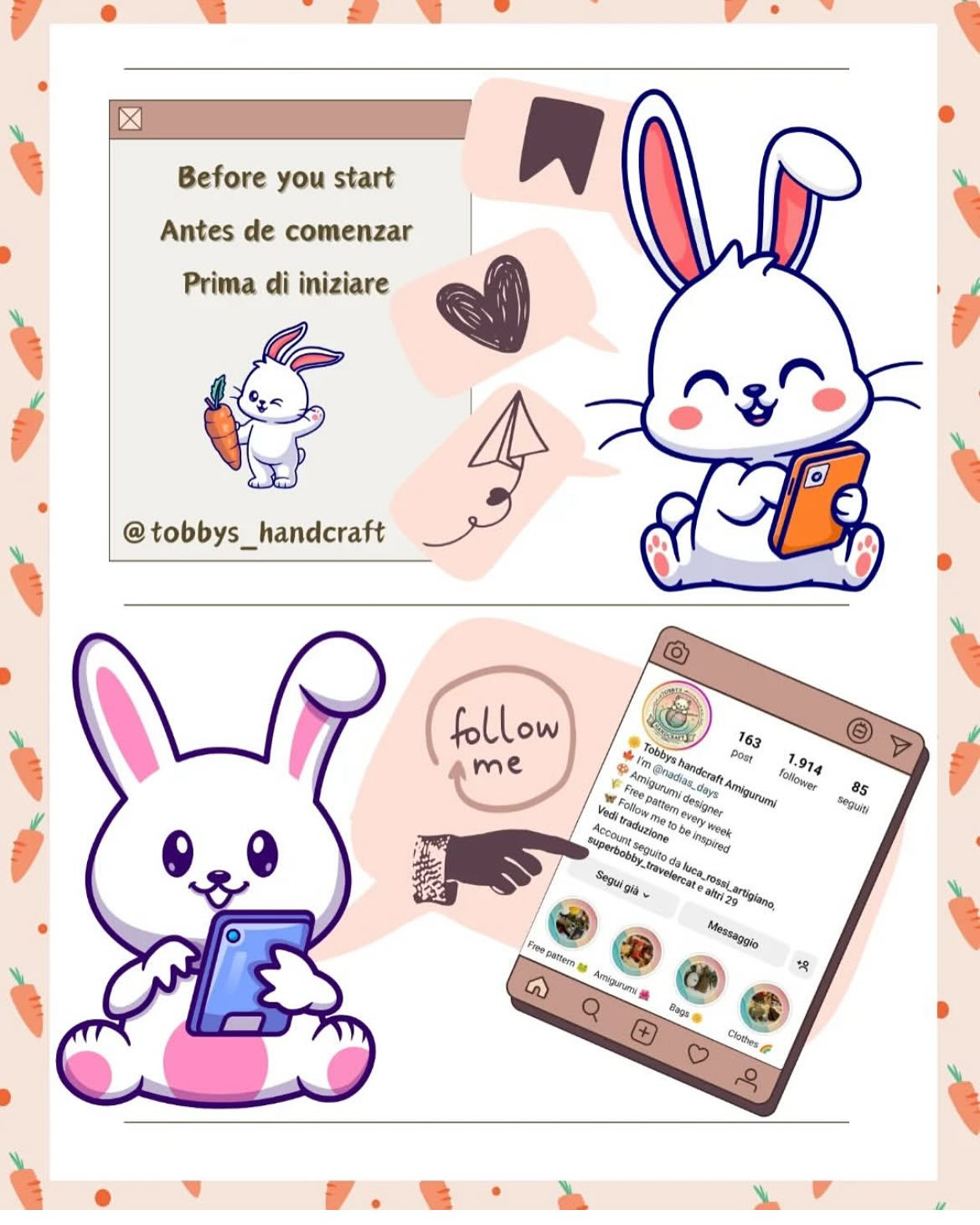 free pattern bunny rabbit
