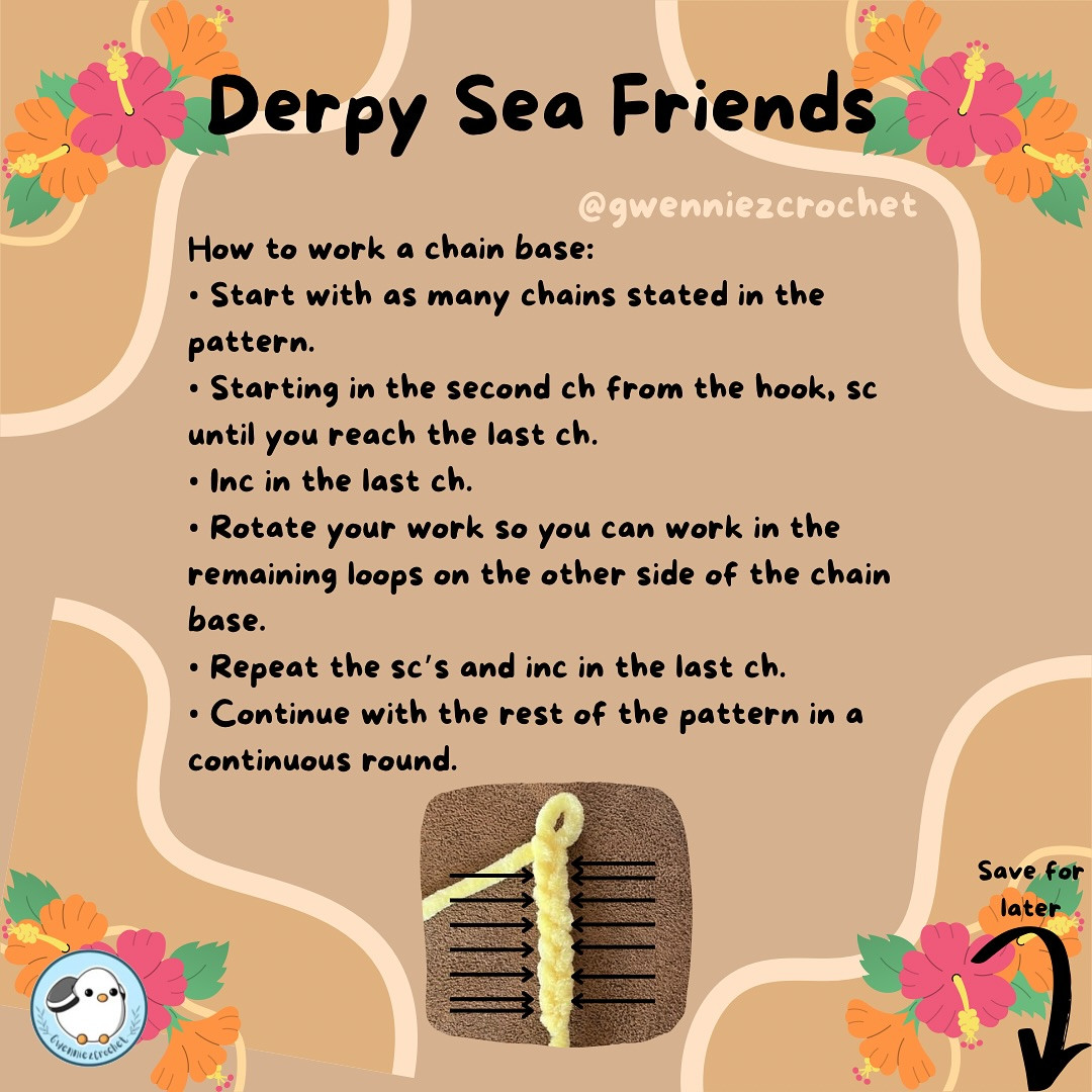 ✨FREE PATTERN Derpy Sea Friends!✨
