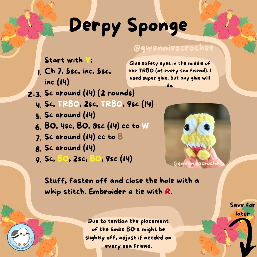 ✨FREE PATTERN Derpy Sea Friends!✨