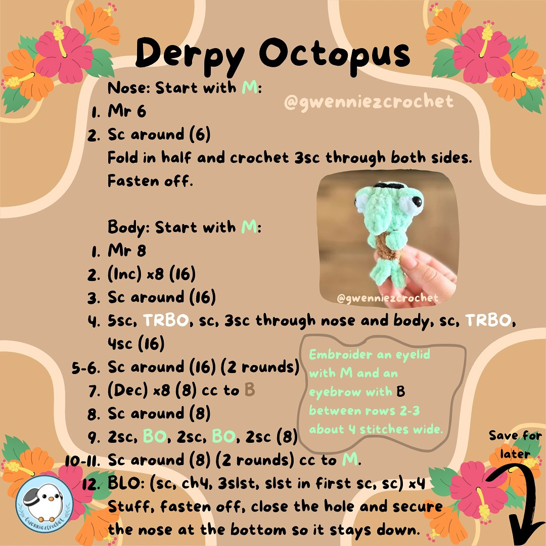 ✨FREE PATTERN Derpy Sea Friends!✨