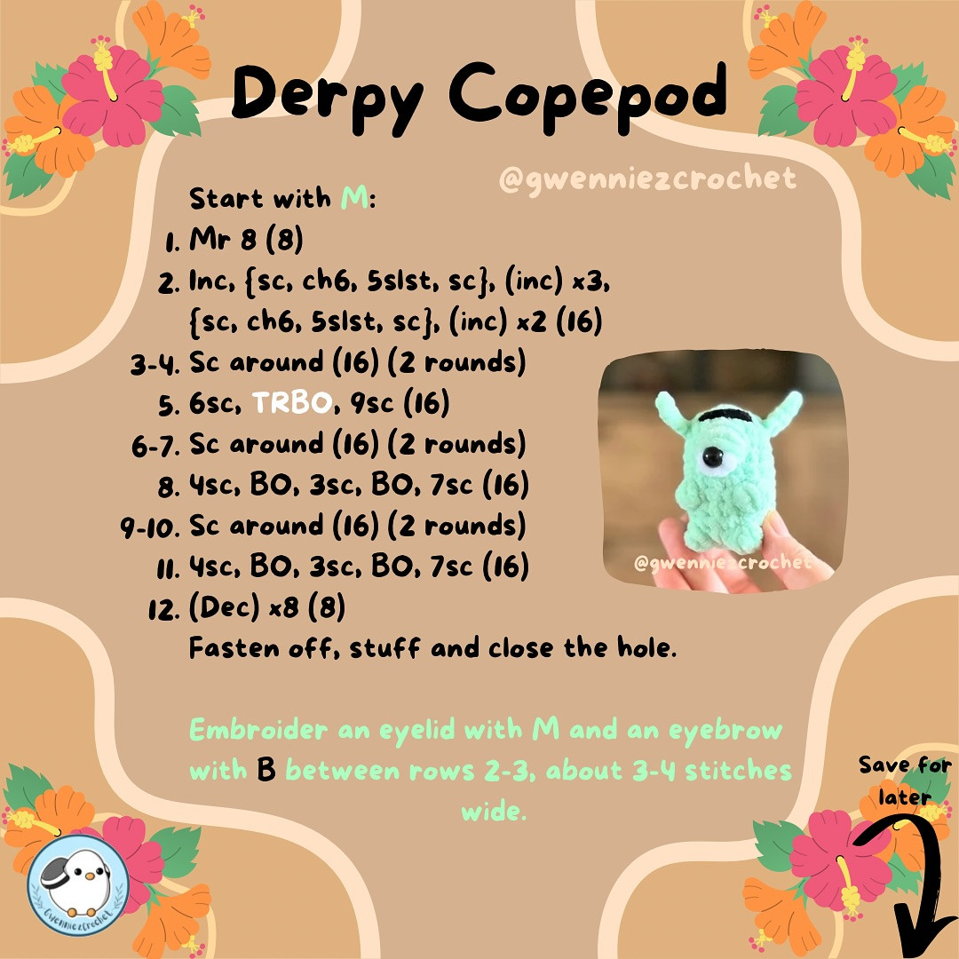 ✨FREE PATTERN Derpy Sea Friends!✨