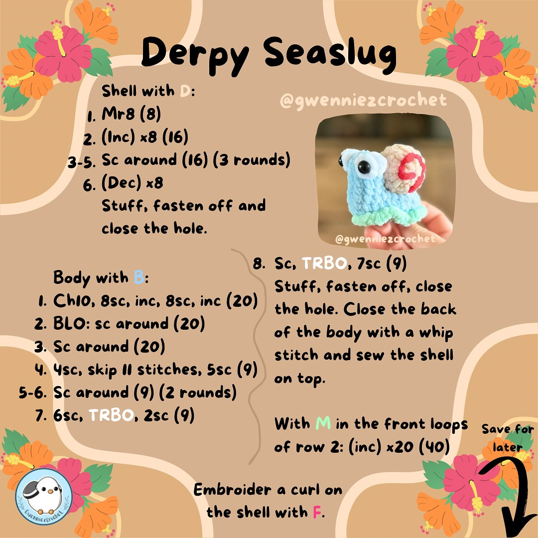 ✨FREE PATTERN Derpy Sea Friends!✨