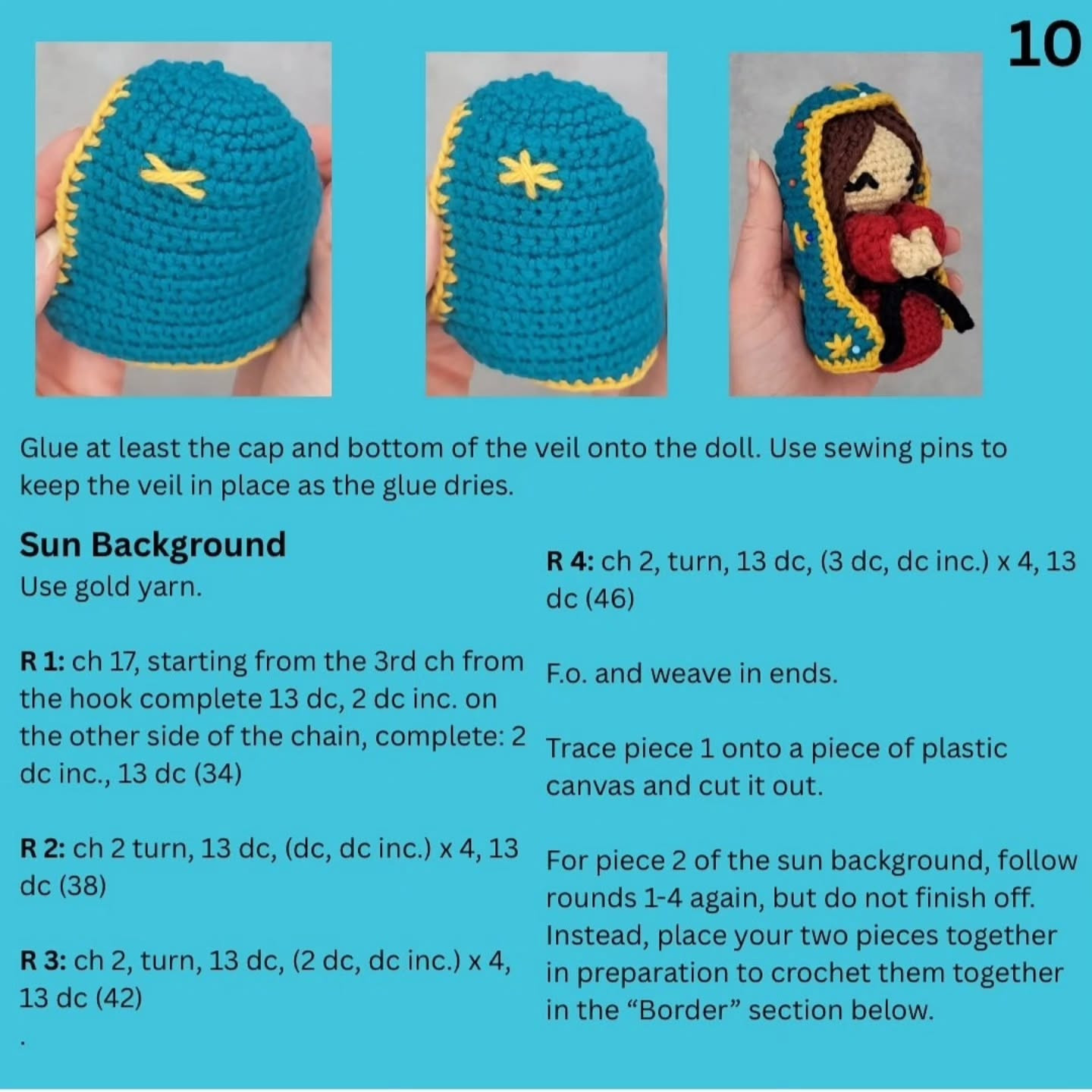 free pattern little our lady of guadalupe