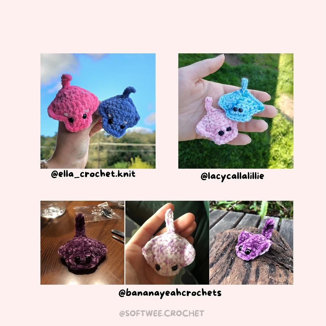 free pattern no sew mini stingray