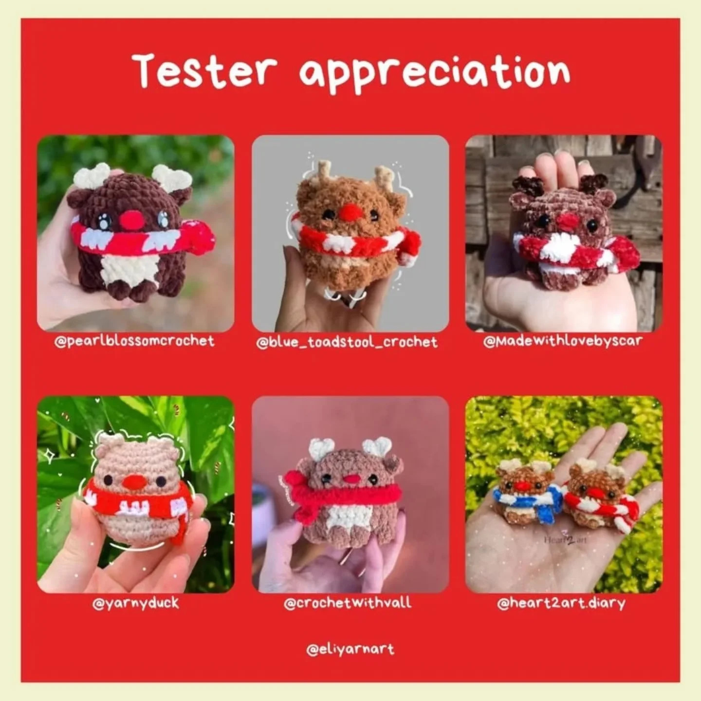 free pattern orion the reindeer