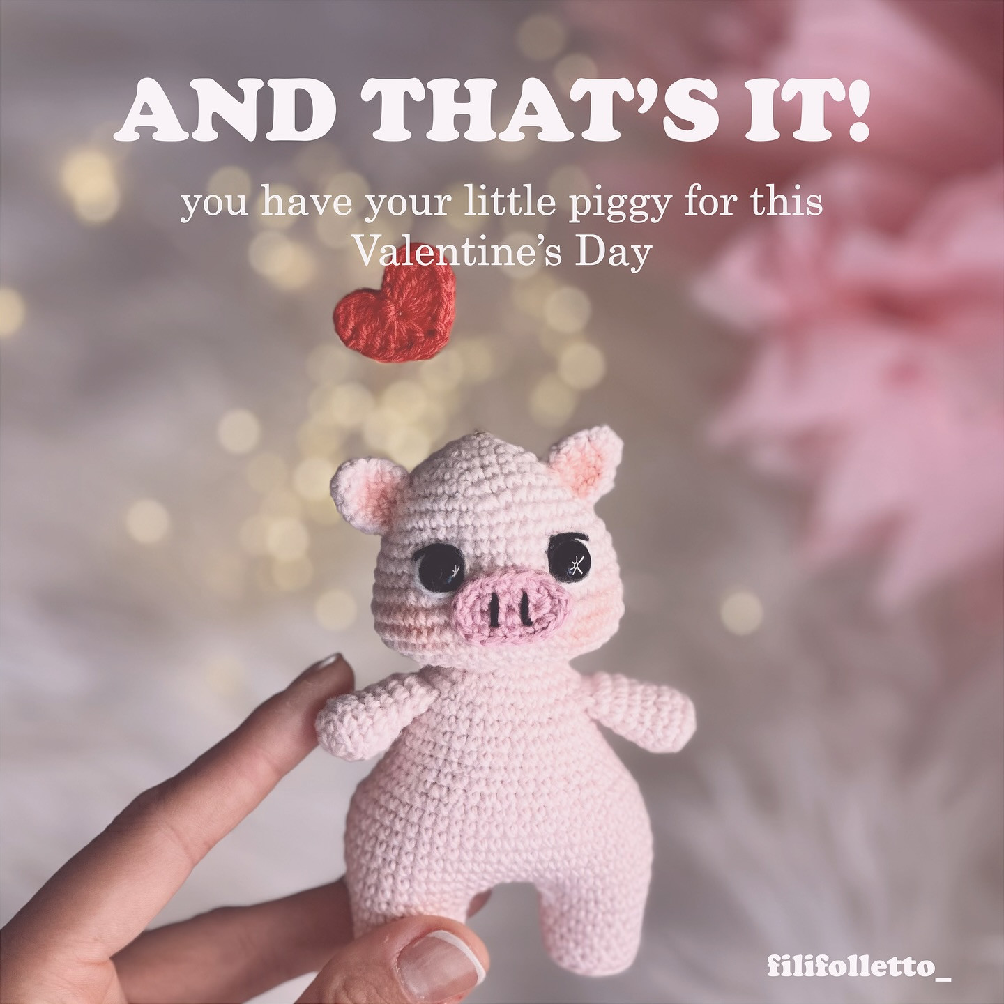 ✨ Free Pattern Release: Valenpig! 🐷💖✨