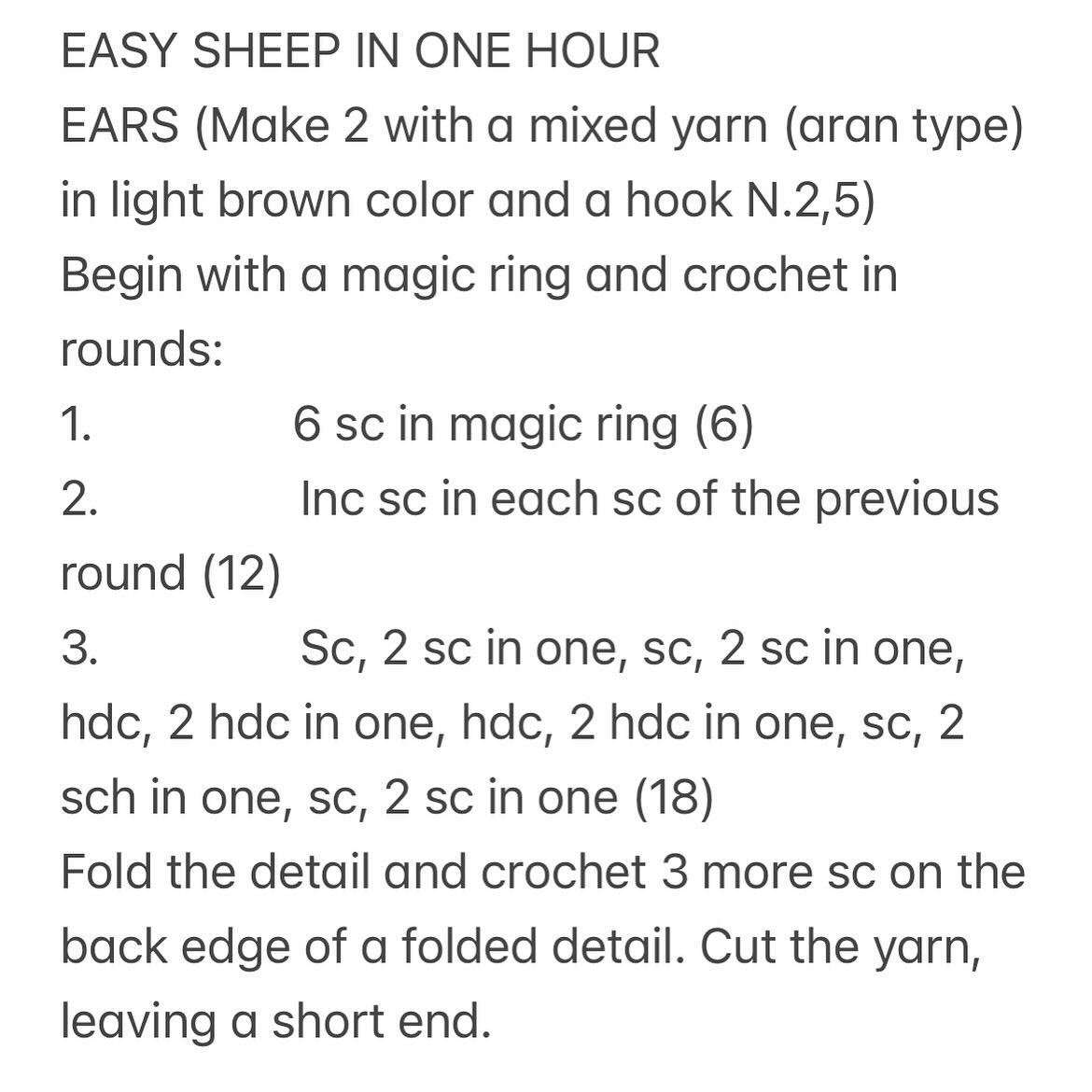 free pattern sheep