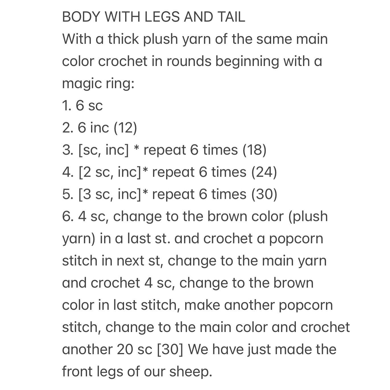 free pattern sheep