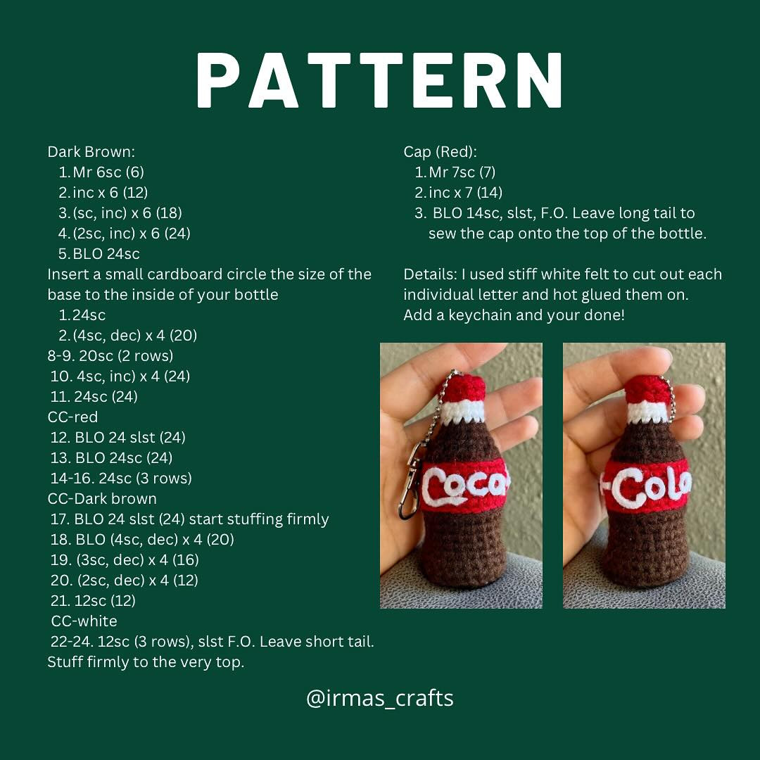 free pattern soda pattern cocacola