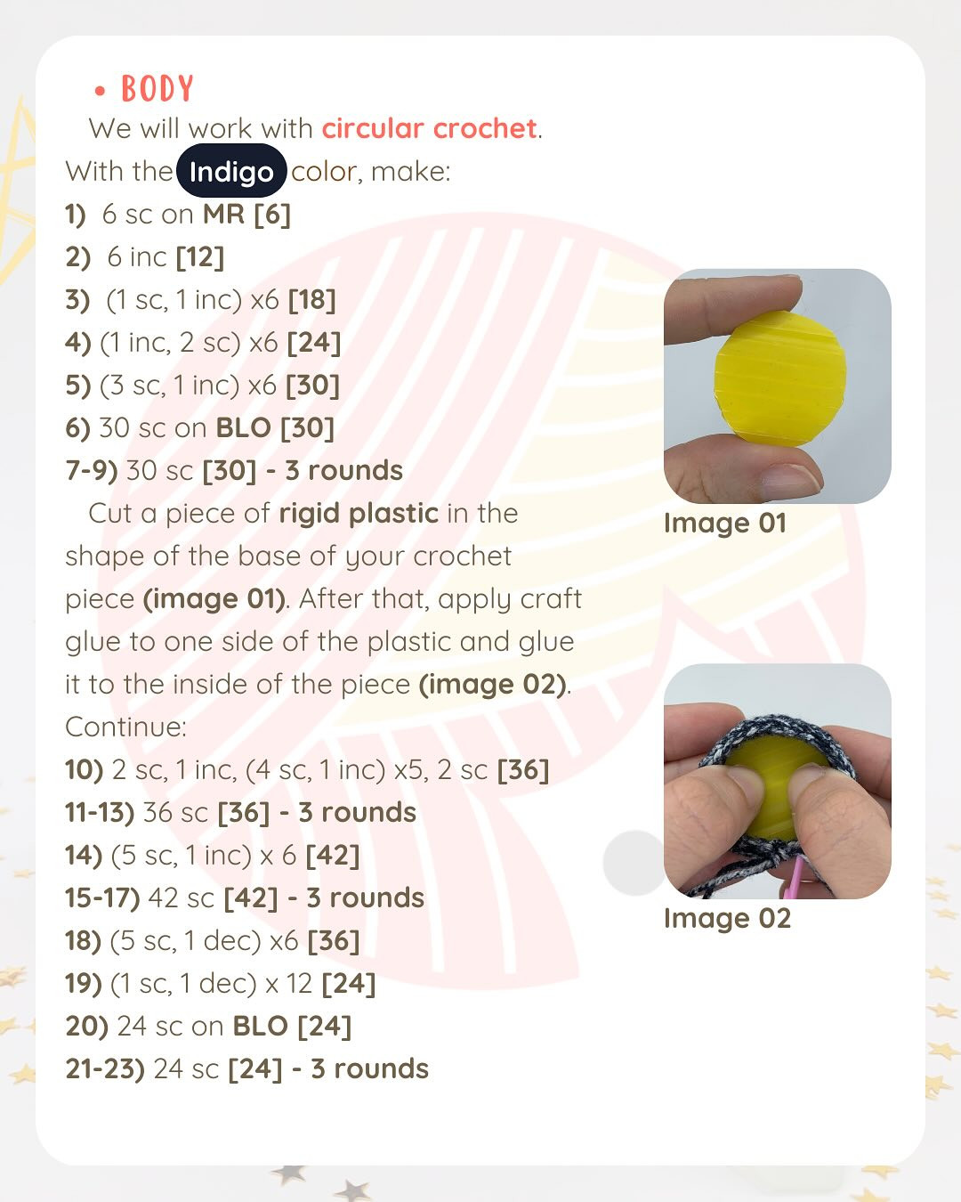free pattern stellar doll