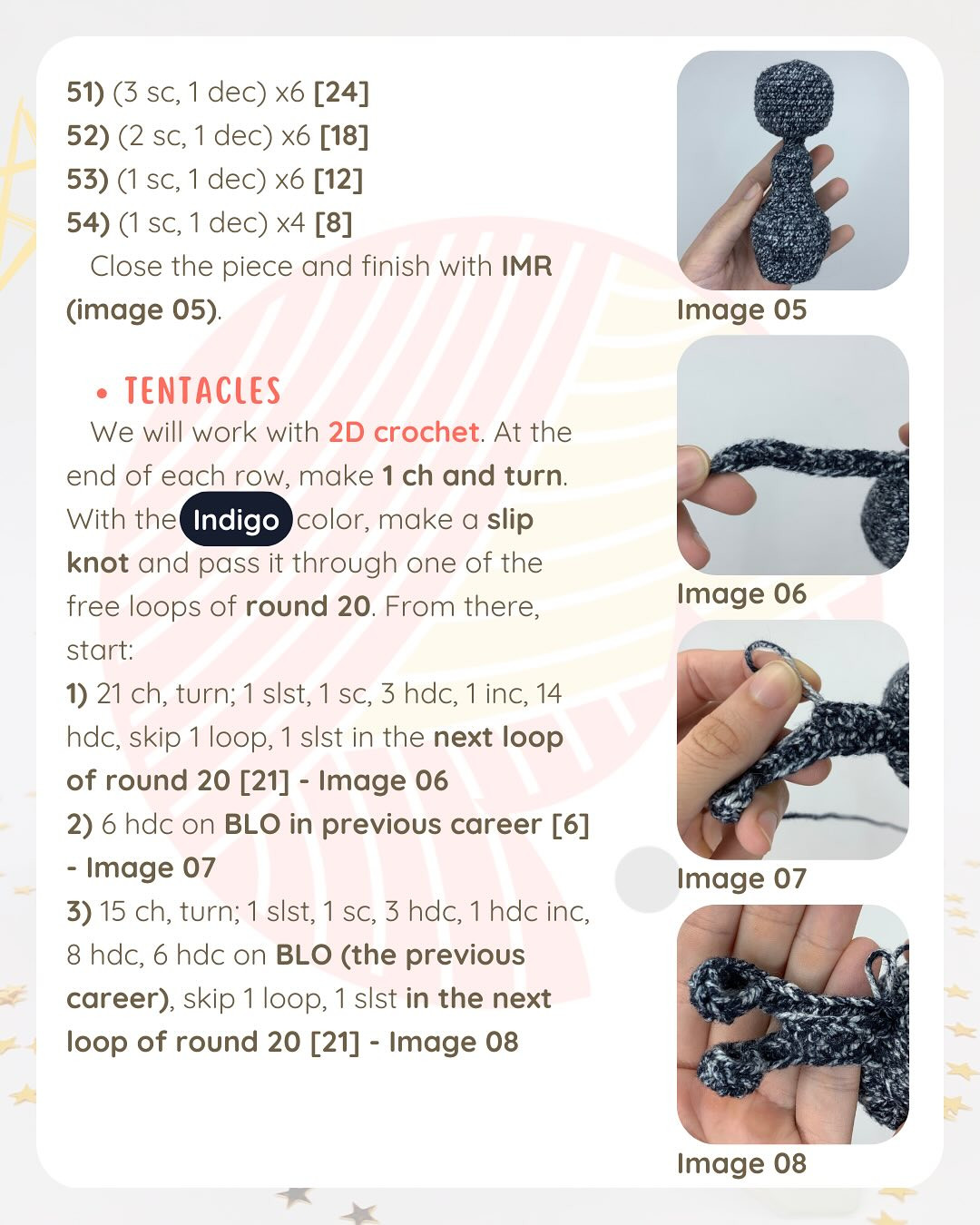 free pattern stellar doll