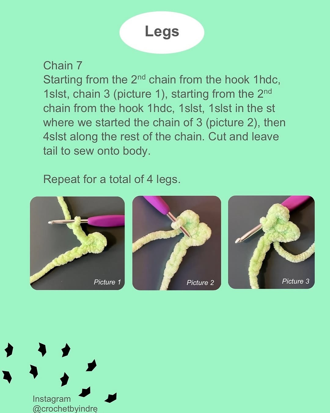 gordon the gecko free crochet pattern