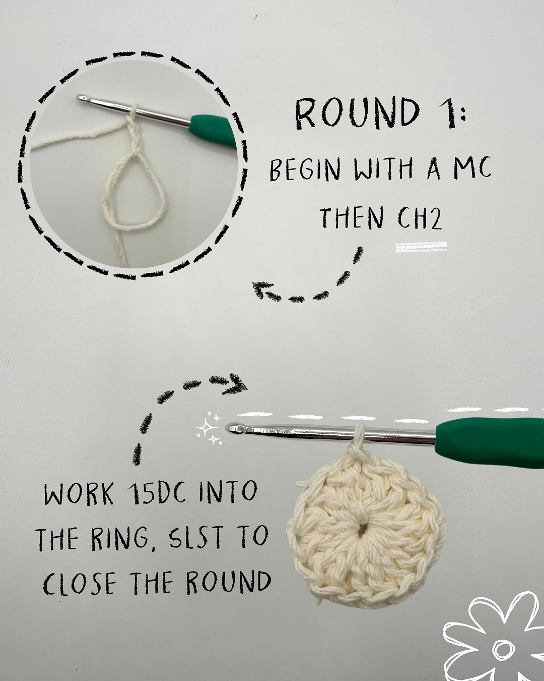 How to crochet flower bag🌸