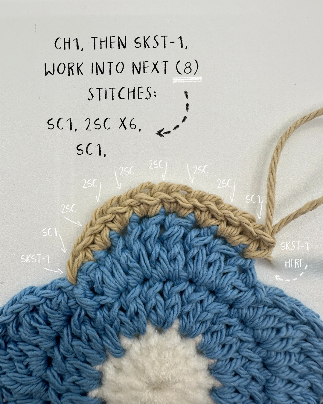 How to crochet flower bag🌸