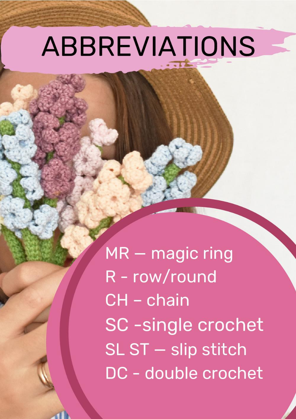 Hyacinth Bouquet
 crochet pattern