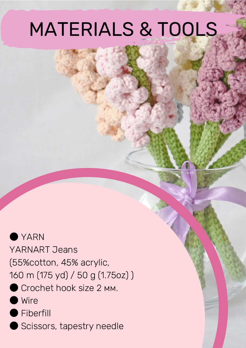 Hyacinth Bouquet
 crochet pattern