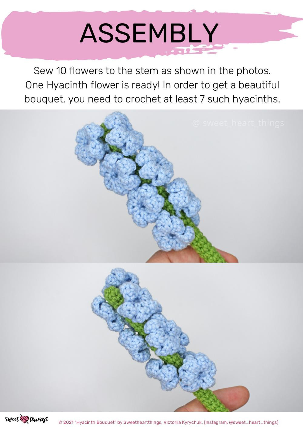 Hyacinth Bouquet
 crochet pattern