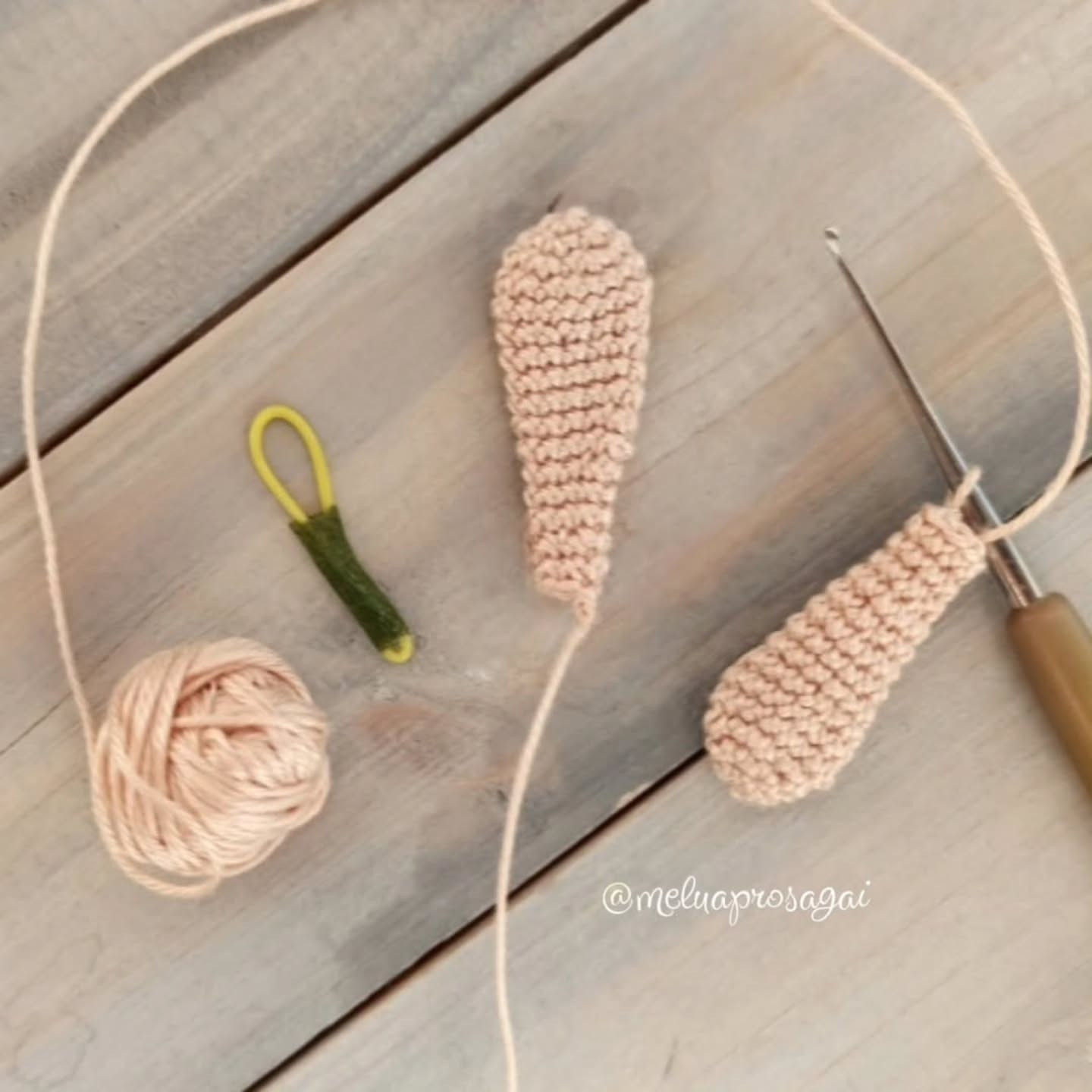little bunny funny amigurumi crochet pattern