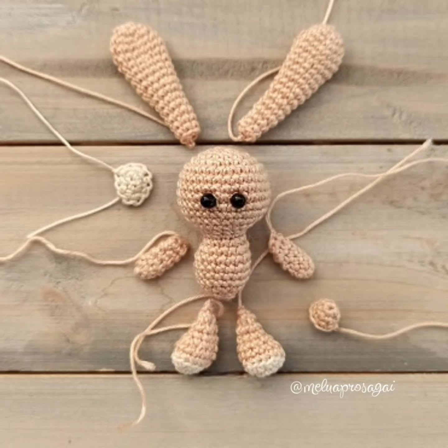 little bunny funny amigurumi crochet pattern