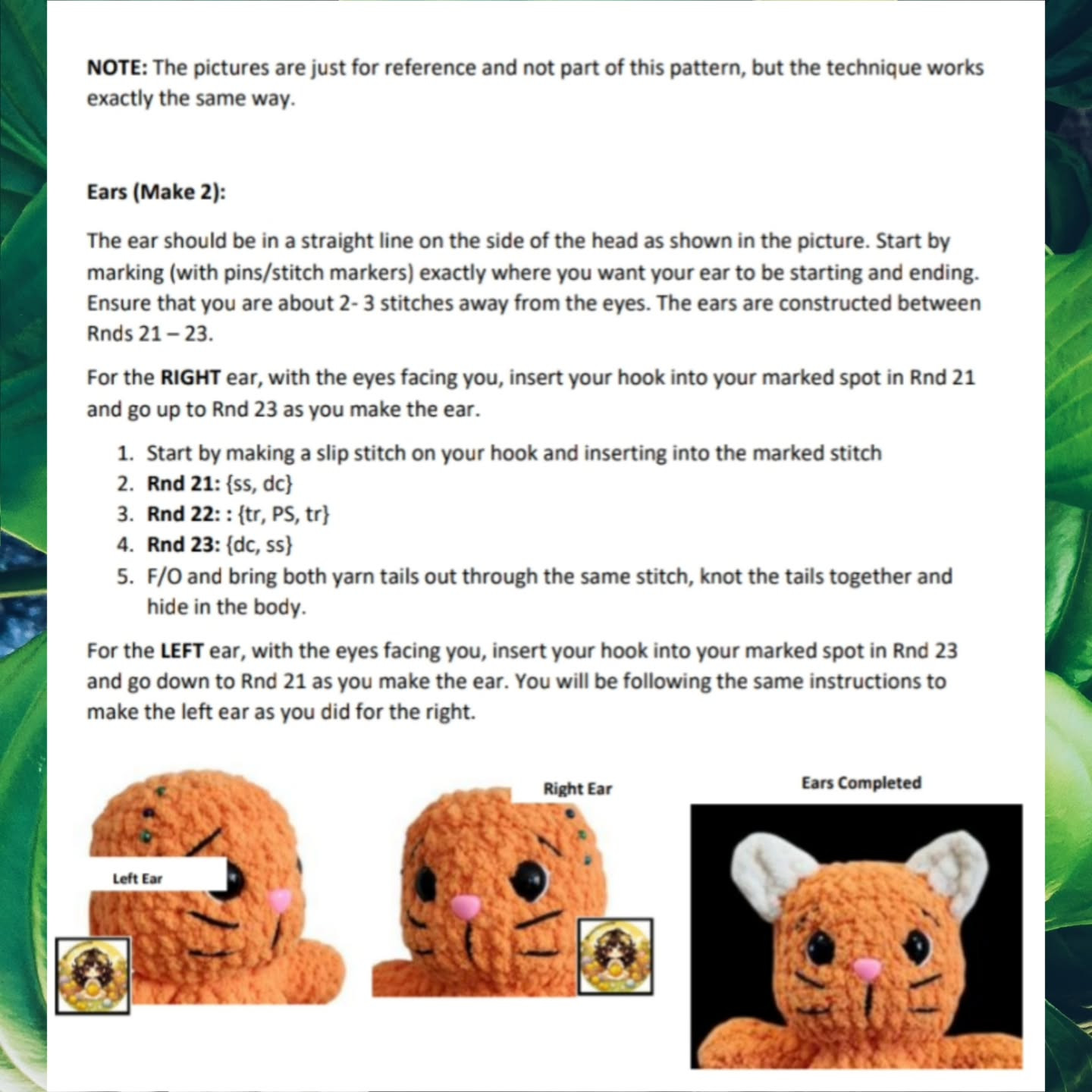 low sew kennedy the kitty crochet pattern