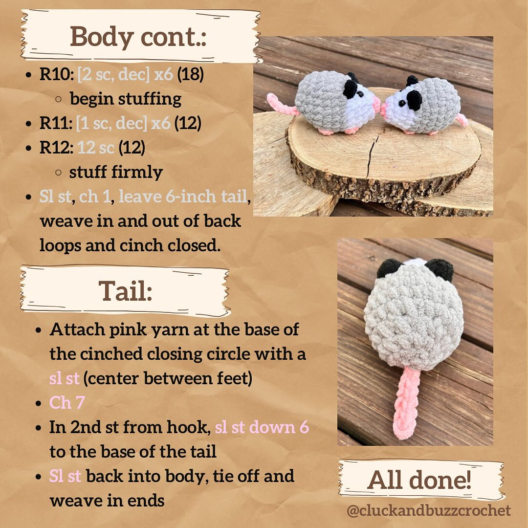 no sew opossum market mouse