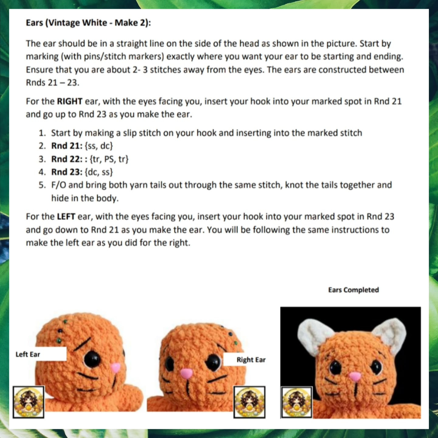 no sew pauline the purrito crochet pattern