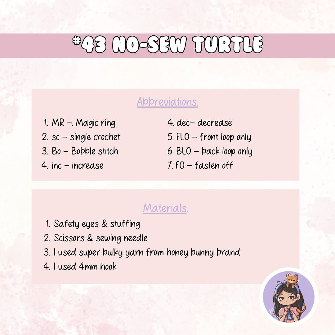 no sew turtle