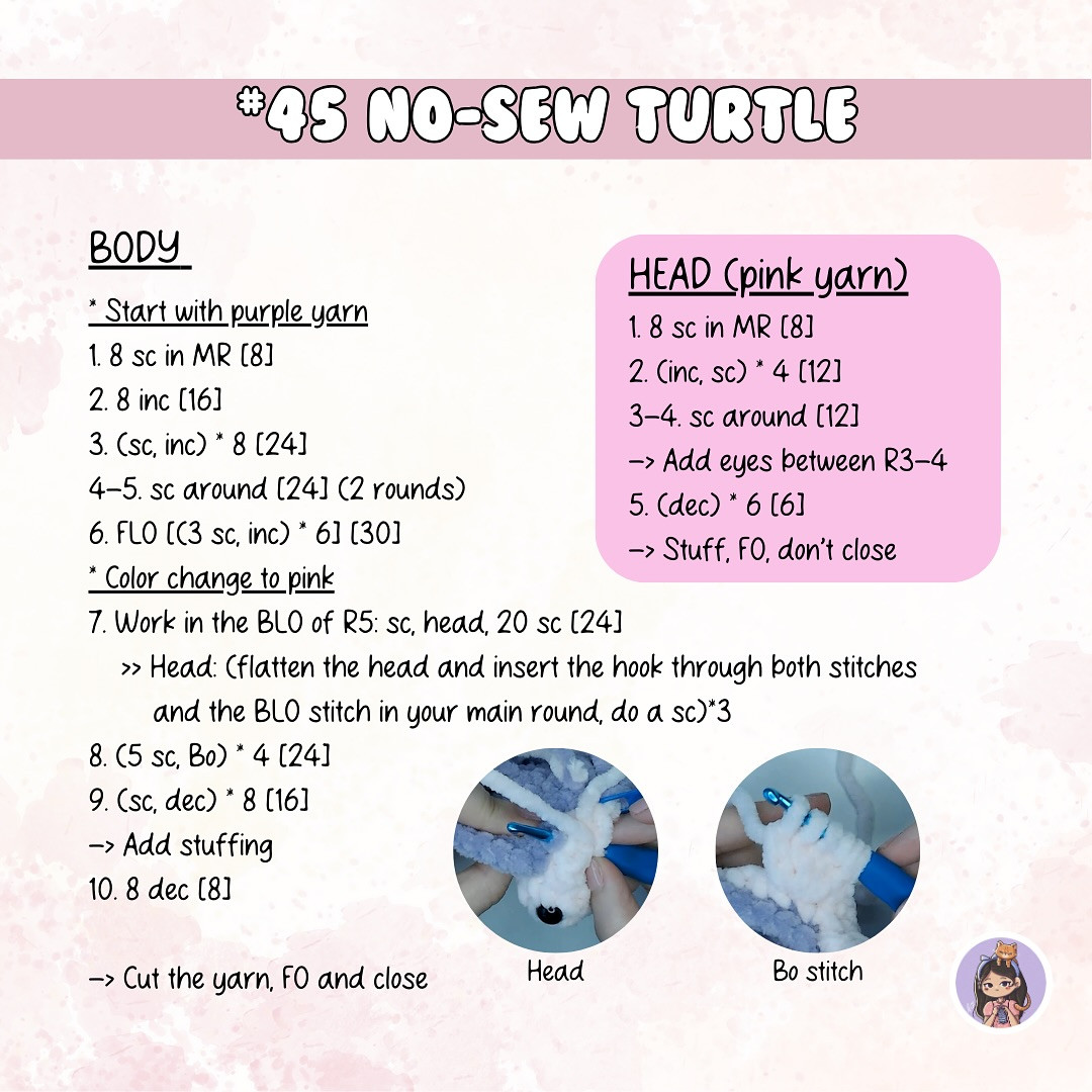 no sew turtle