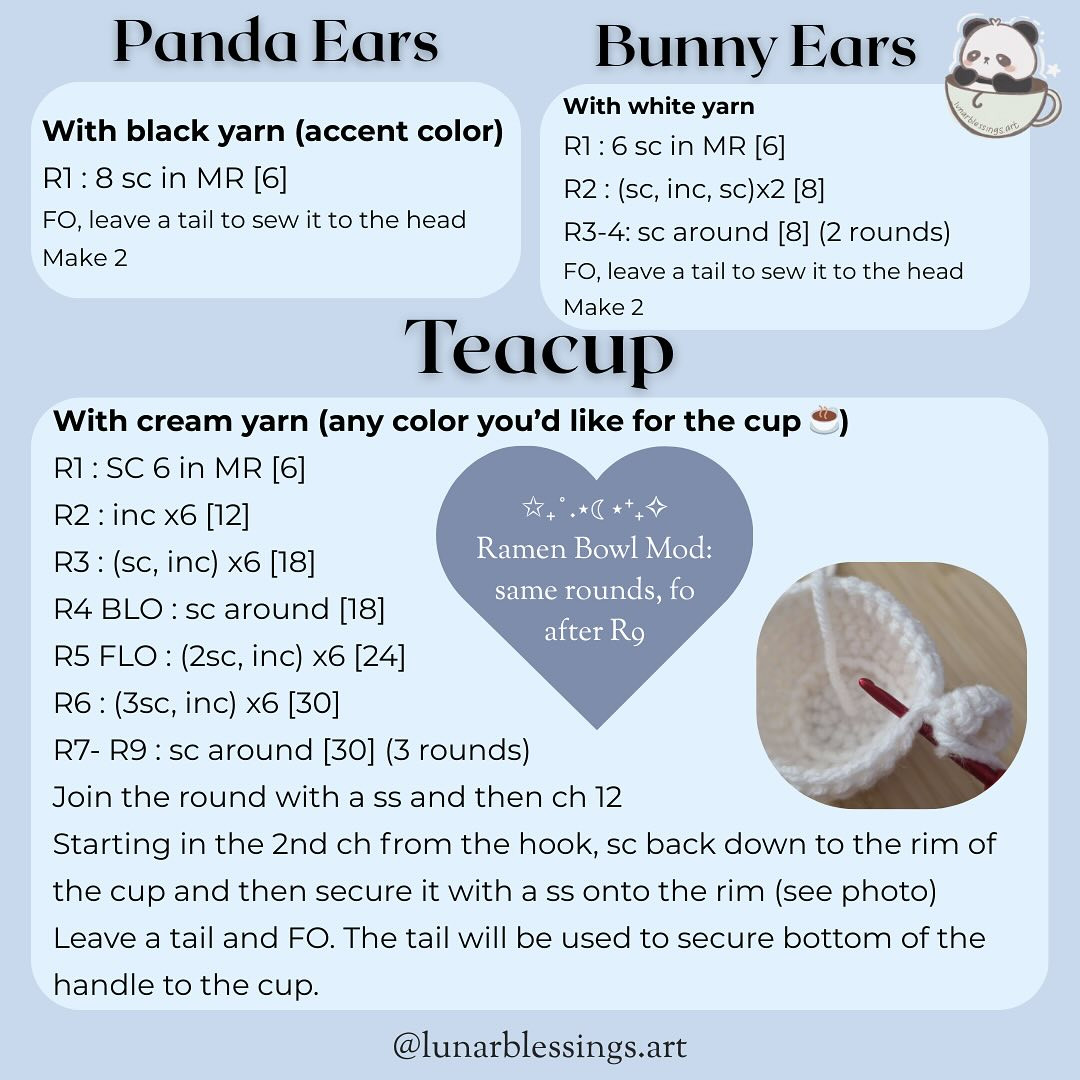 Shao the Teacup Panda 🐼☕️🤍