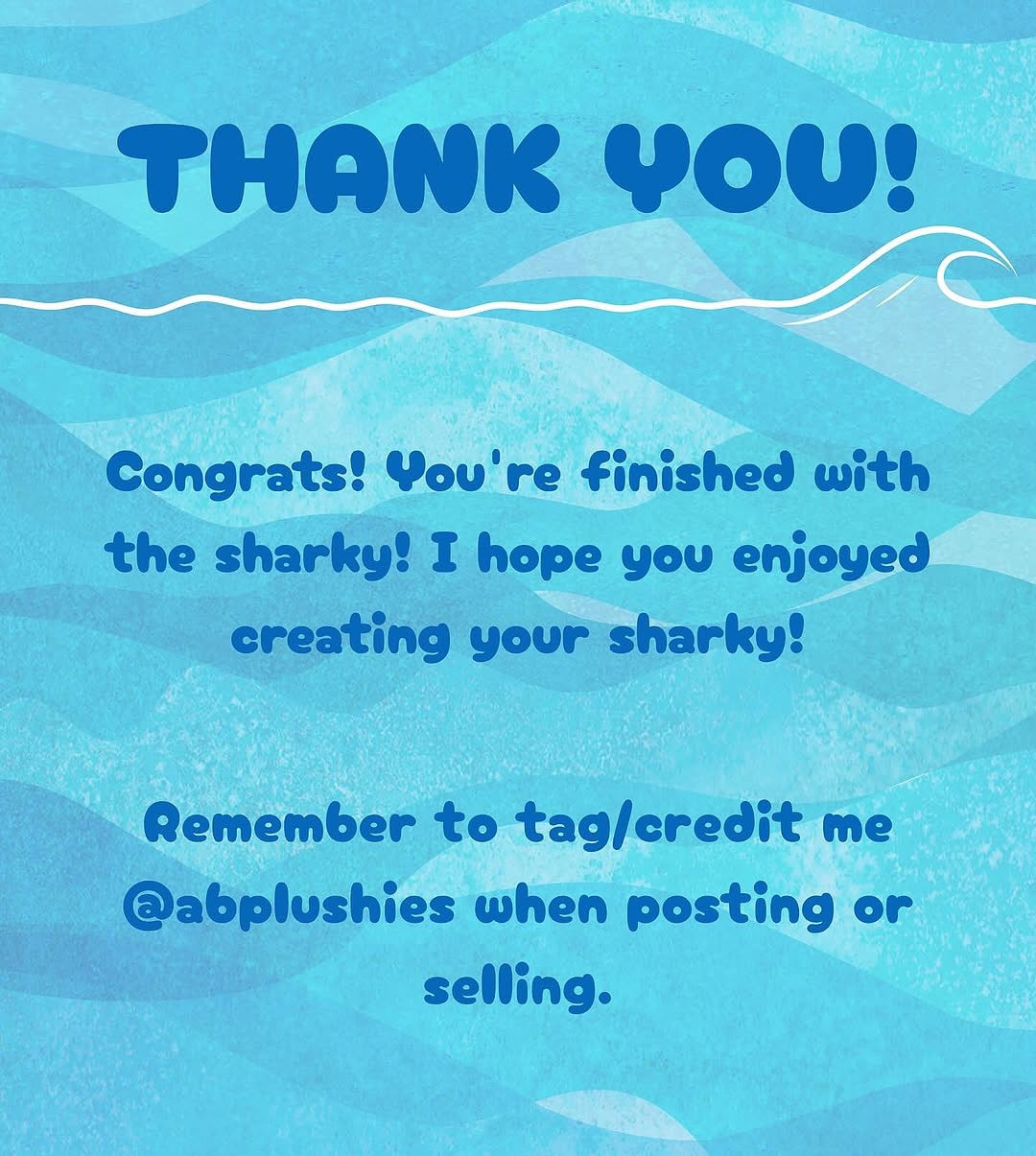 sharky free pattern shark