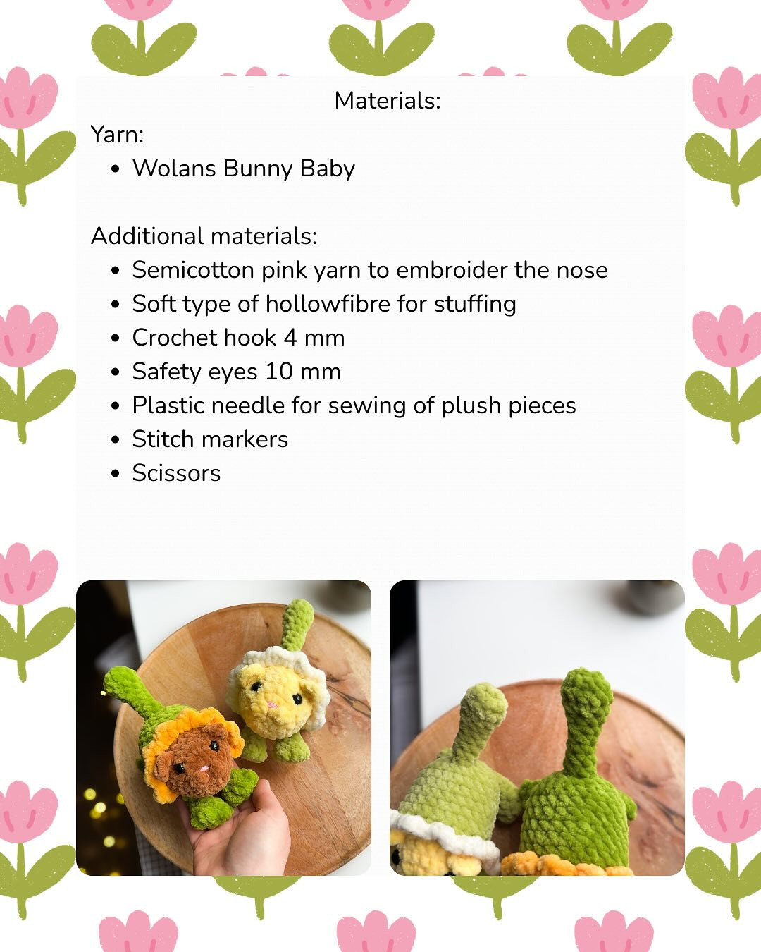 The free “Flower Cat” crochet pattern is ready!