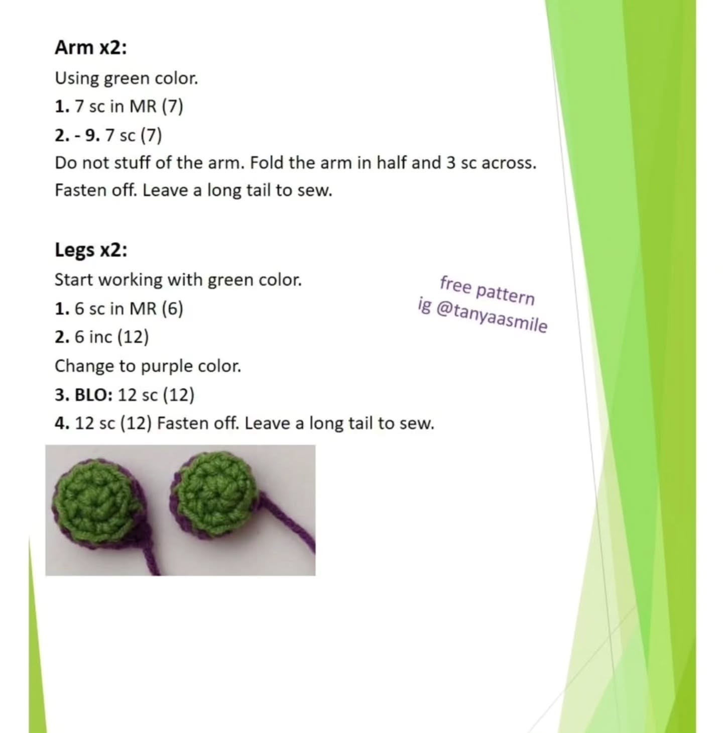 the small hulk free crochet pattern, HULK SMASH 💚💚💚
FREE CROCHET PATTERN