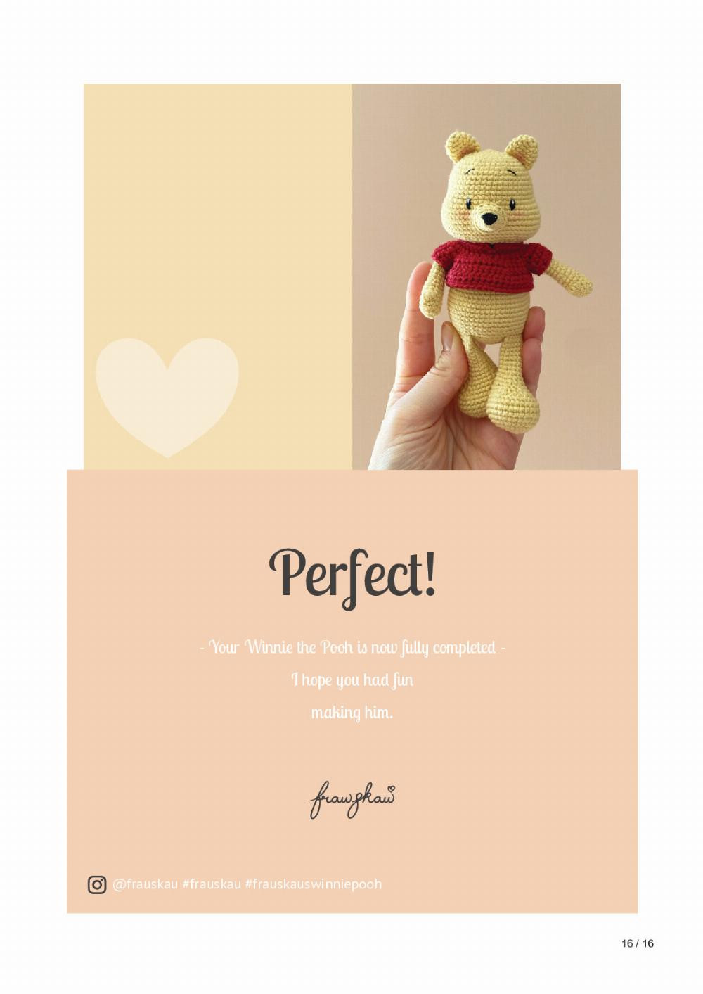 winnie the pooh crochet pattern yellow