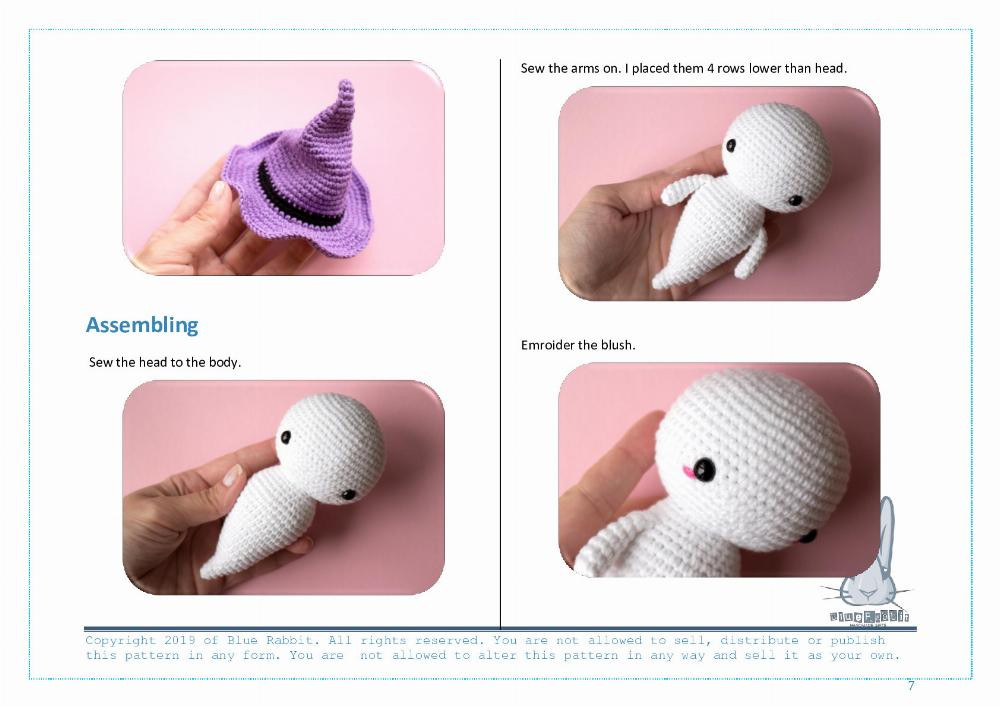 Witchy Ghost
crochet pattern