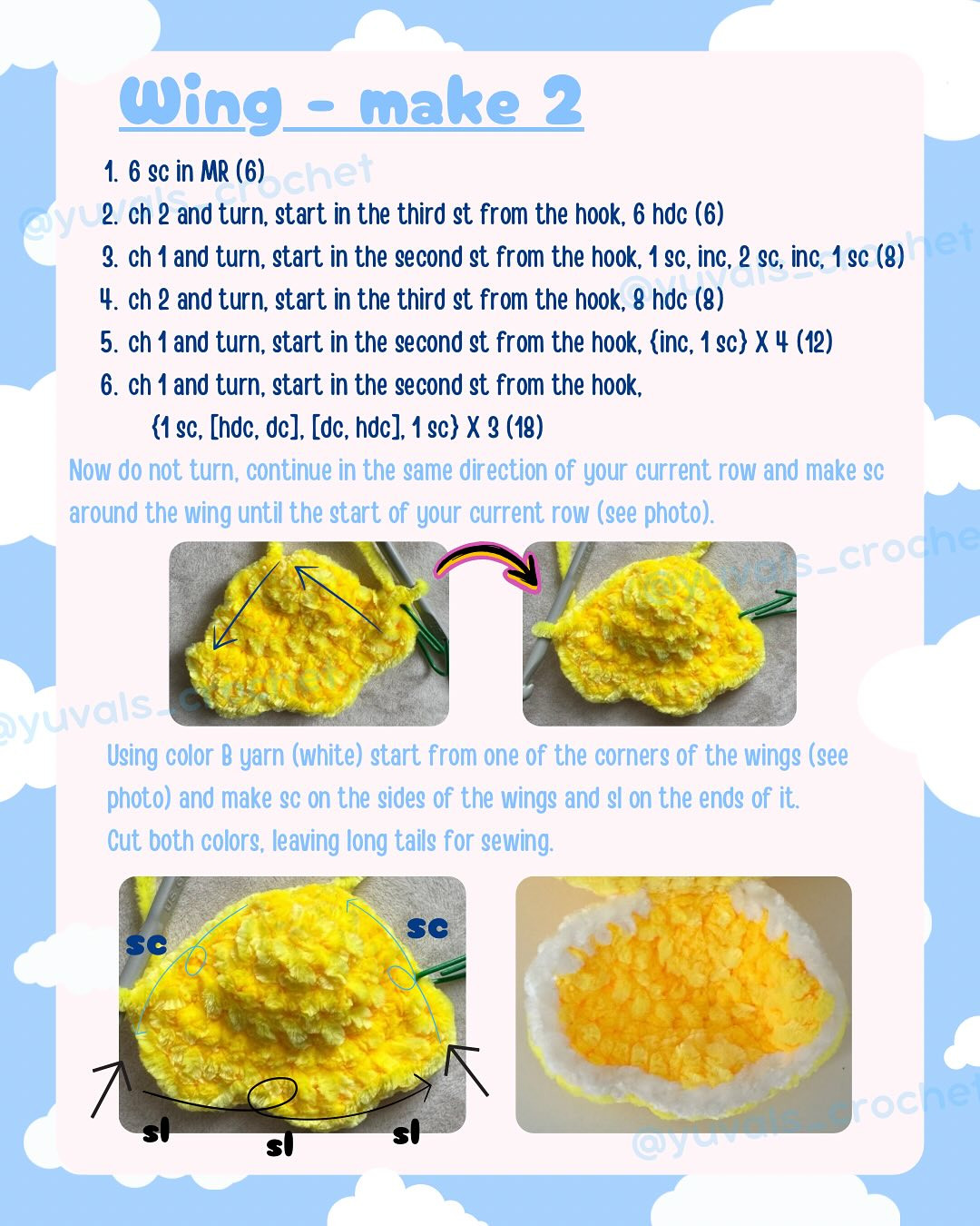 yellow dragon free pattern