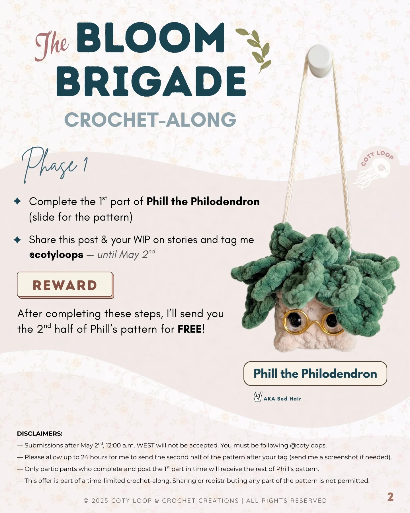 5-in-1 Crochet Bloom Brigade Pattern Bundle