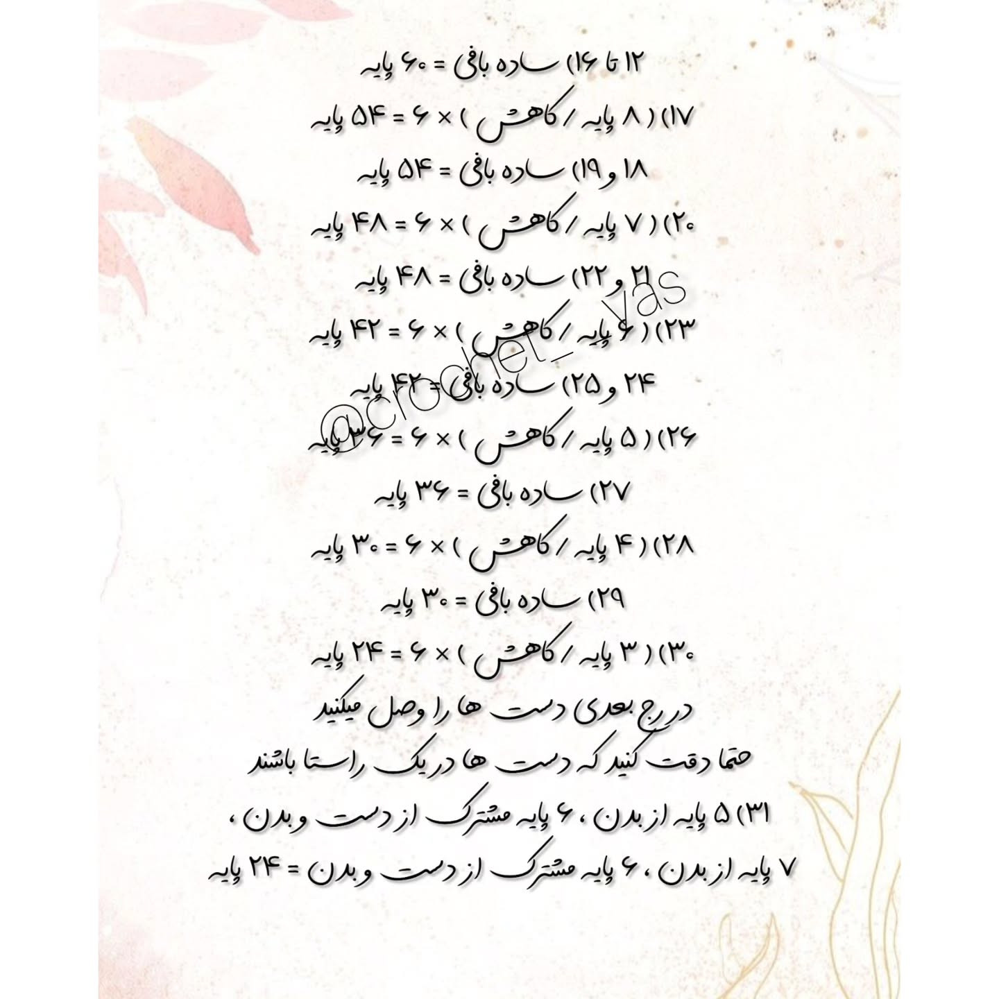 آمورش بافتنی عروسک خرس