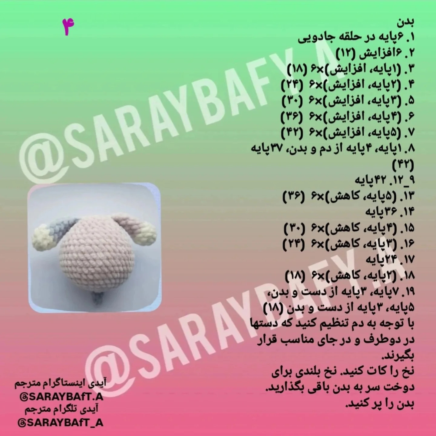 آموزش بافت عروسک سگ کوچک
