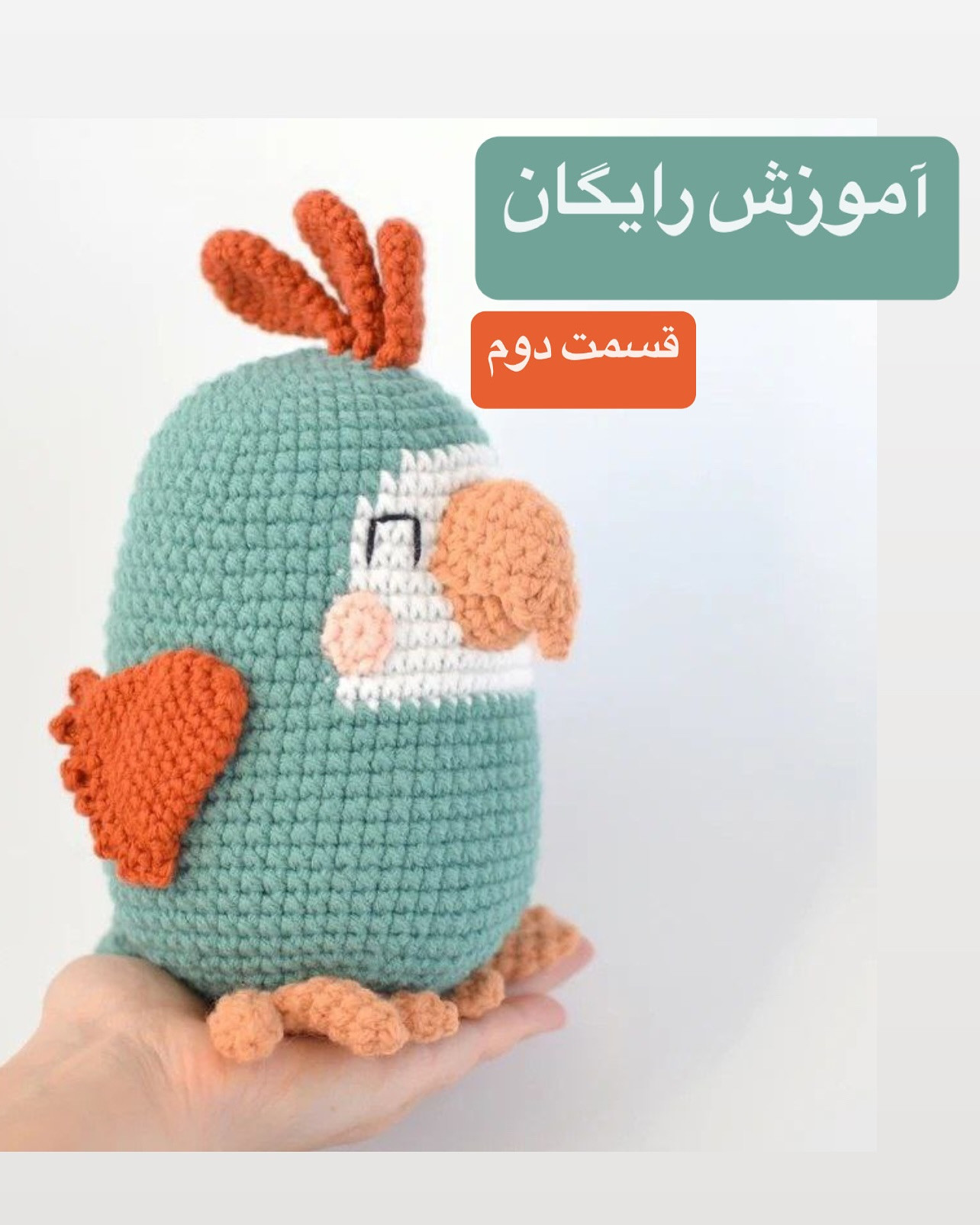 آموزش بافت عروسک طوطی