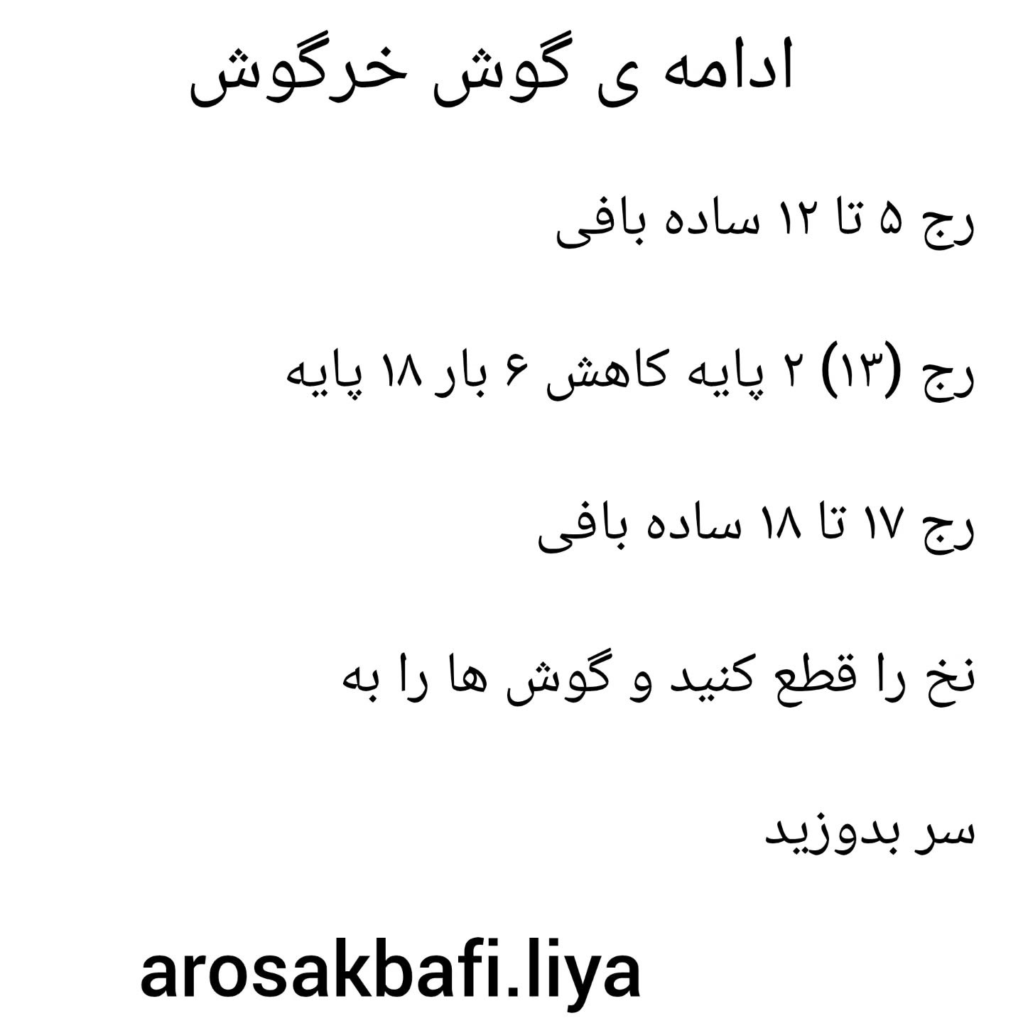 آموزش بافت خرگوش