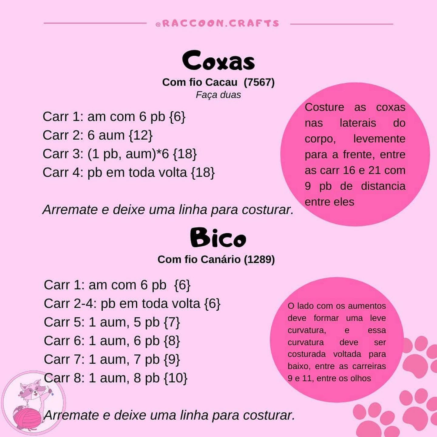 Abacaxi, o Kiwi: Gráfico de crochê grátis para amigurumis