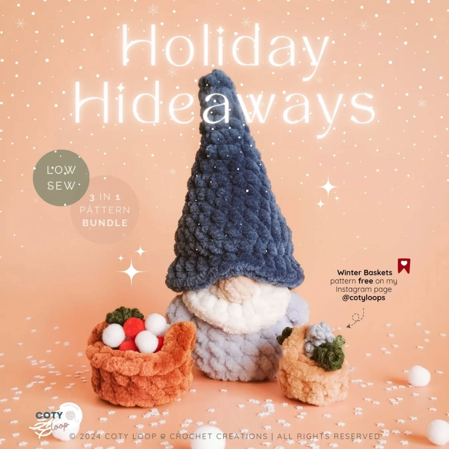 Adorable Christmas Crochet Gnome Patterns