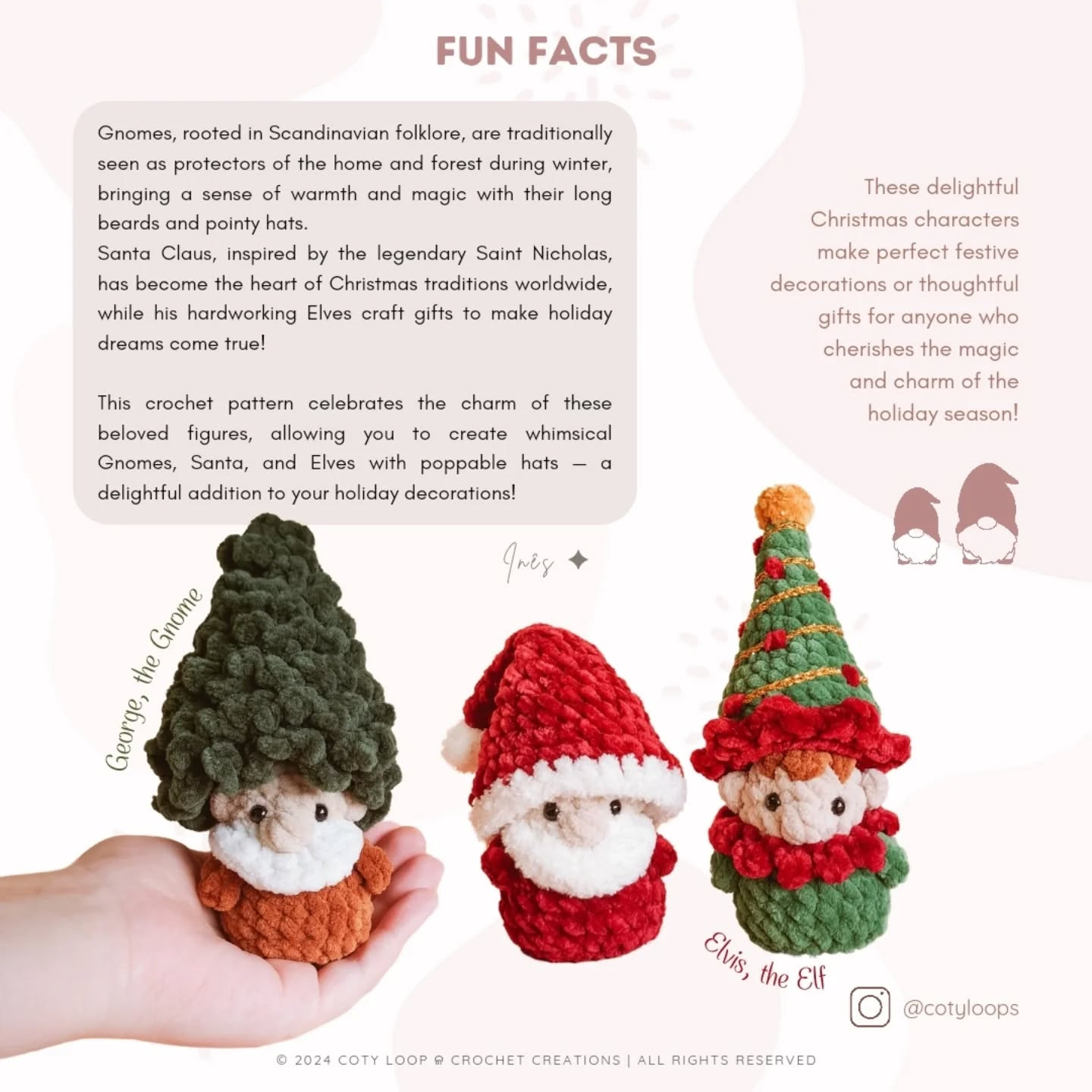 Adorable Christmas Crochet Gnome Patterns
