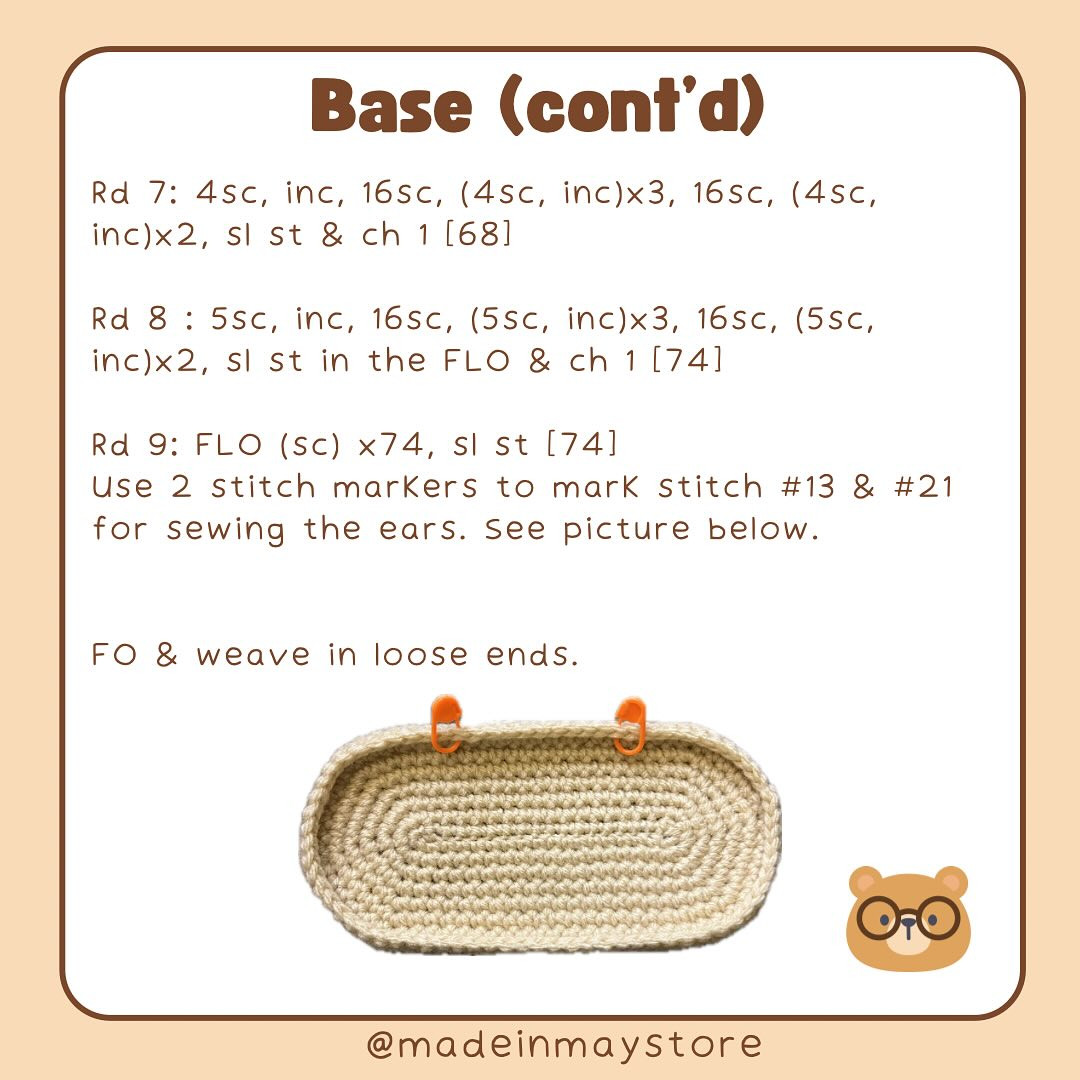 Adorable Crochet Bear Glasses Holder Pattern