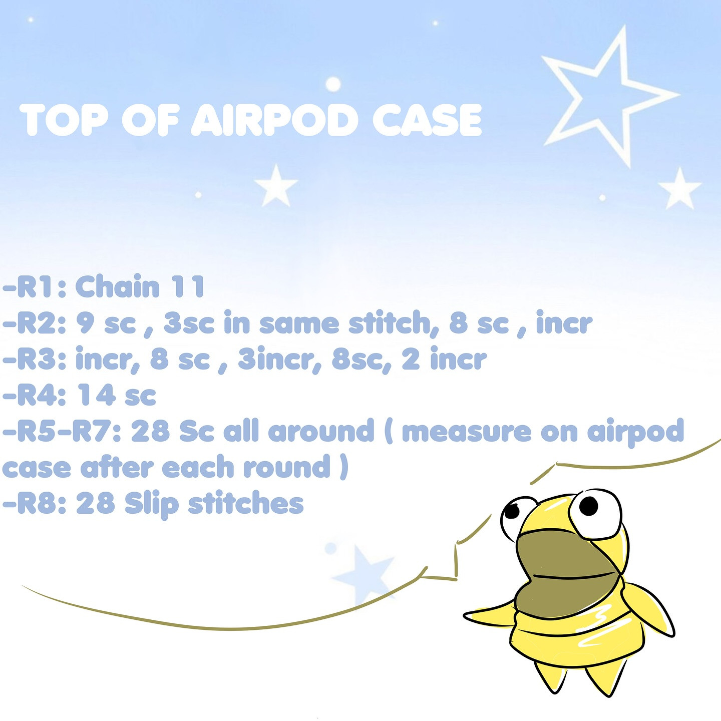 Adorable Crochet Frog AirPods Case Pattern