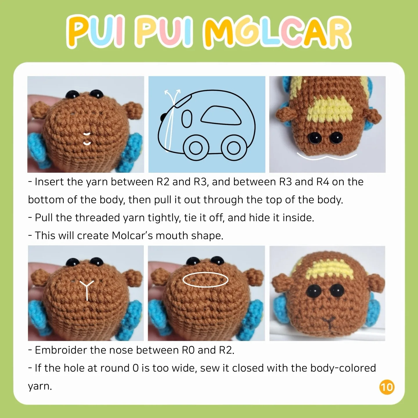 Adorable Crochet Guinea Pig Pattern